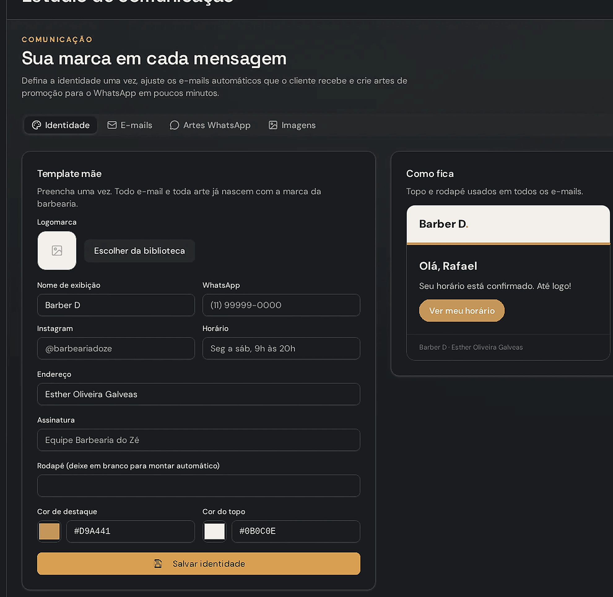 Estúdio de Comunicação do CutSync
